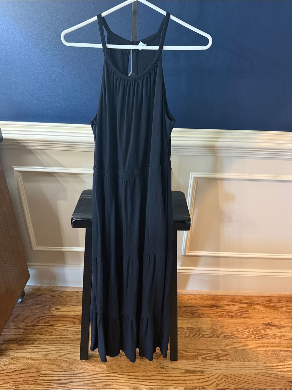 Old Navy Black Sleeveless Racerback Maxi Dress